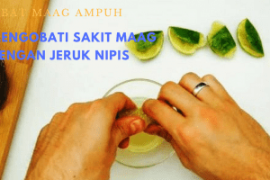 Sembuh dari sakit maag dengan jeruk nipis