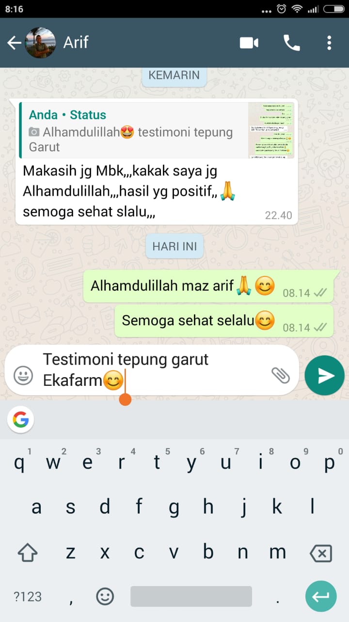 tepung garut 1