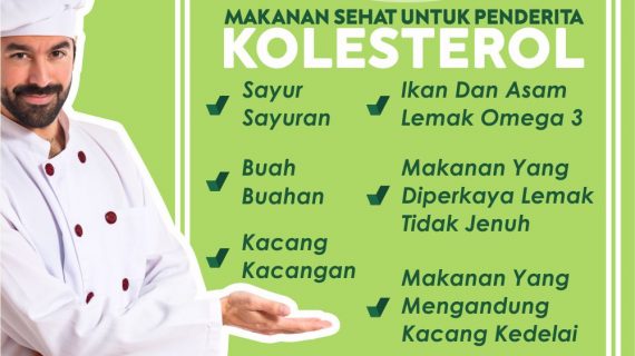 5 JENIS MAKANAN SEHAT UNTUK PENDERITA KOLESTEROL TINGGI