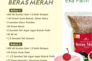 RESEP PUDING BERAS MERAH