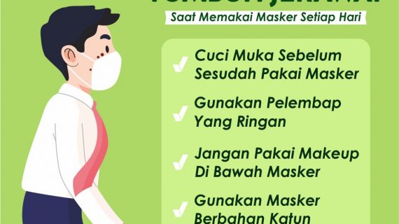 5 TIPS MENCEGAH JERAWAT SAAT PAKAI MASKER SETIAP HARI