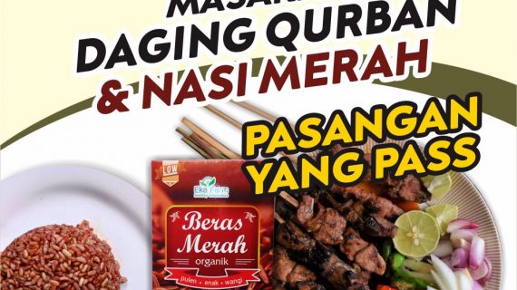 PERPADUAN PAS MASAKAN DAGING KURBAN DAN NASI MERAH