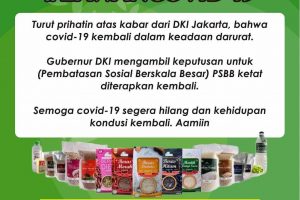 KASUS POSITIF DAN KEMATIAN AKIBAT COVID-19 MELONJAK, JAKARTA PSBB TOTAL
