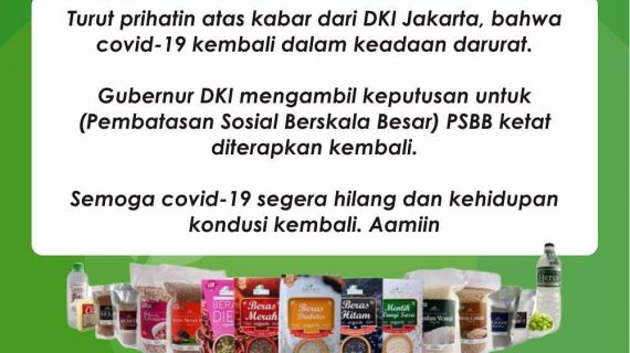 KASUS POSITIF DAN KEMATIAN AKIBAT COVID-19 MELONJAK, JAKARTA PSBB TOTAL