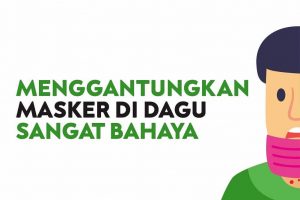 STOP MENURUNKAN MASKER KE DAGU