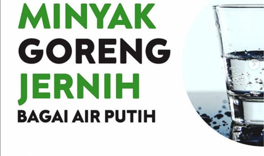 HERCO, MINYAK GORENG JERNIH BAGAI AIR PUTIH