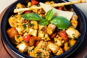 NASI MERAH AYAM KARI, RESEP MENU DIET SIMPEL