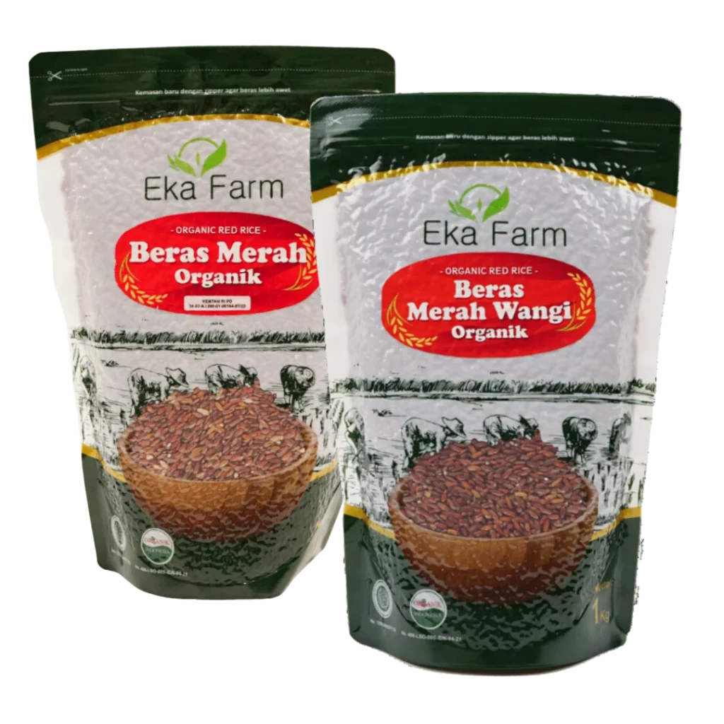beras merah organik ekafarm