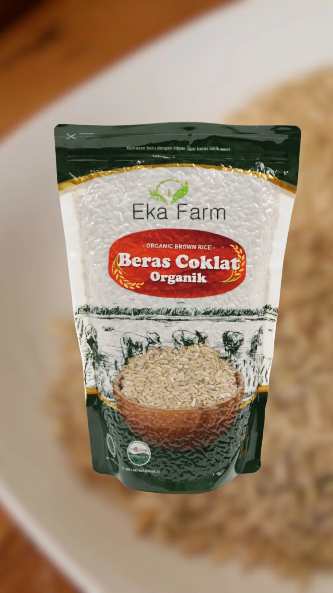 beras coklat organik ekafarm
