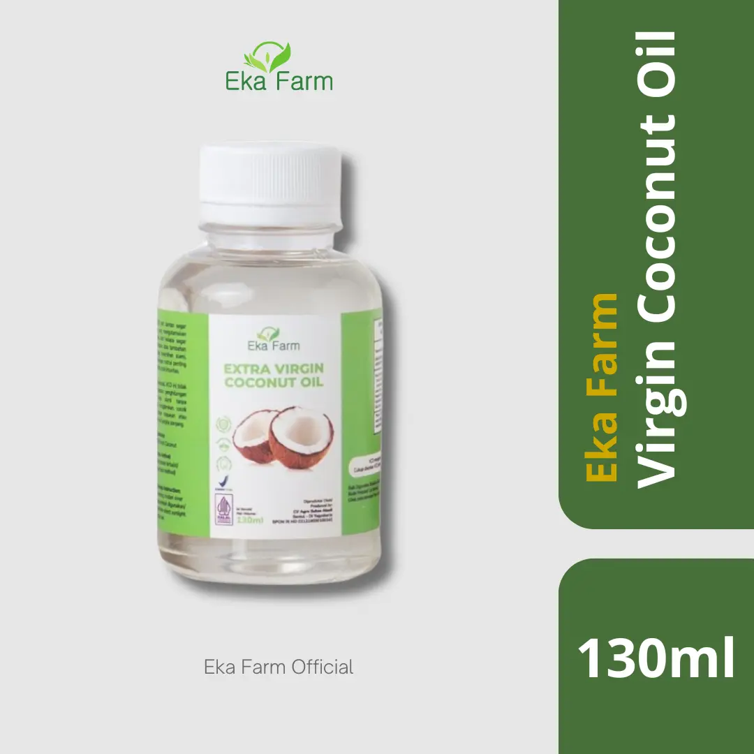 VCO Eka Farm 130 ml | Virgin Coconut Oil Kemasan Praktis