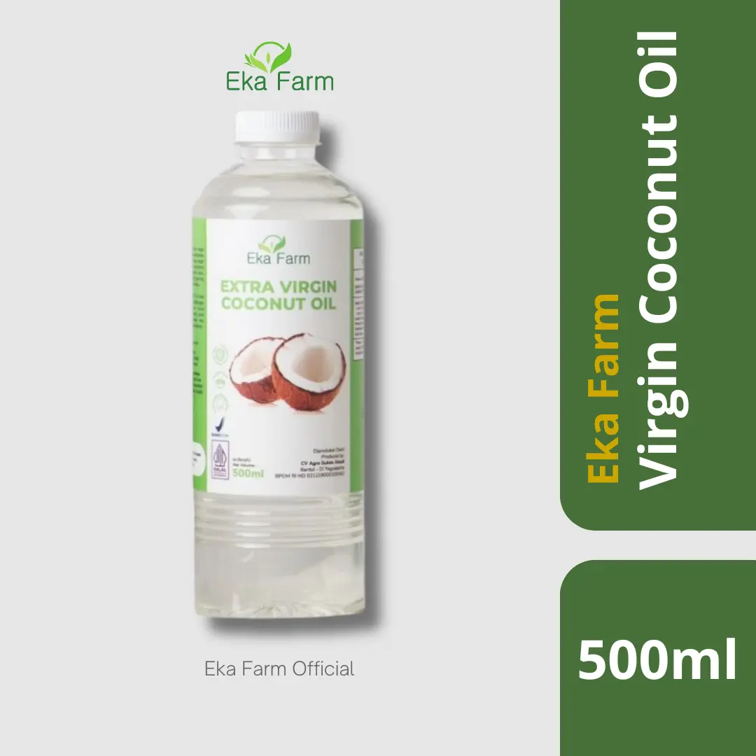 VCO Eka Farm 500 ml | Minyak Kelapa Murni untuk Keluarga